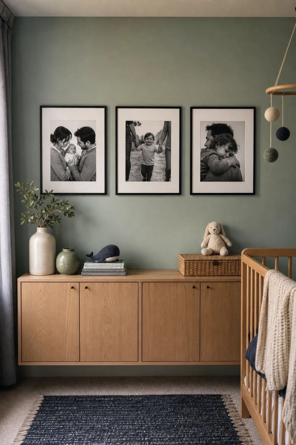 Family photo nursery printable art set