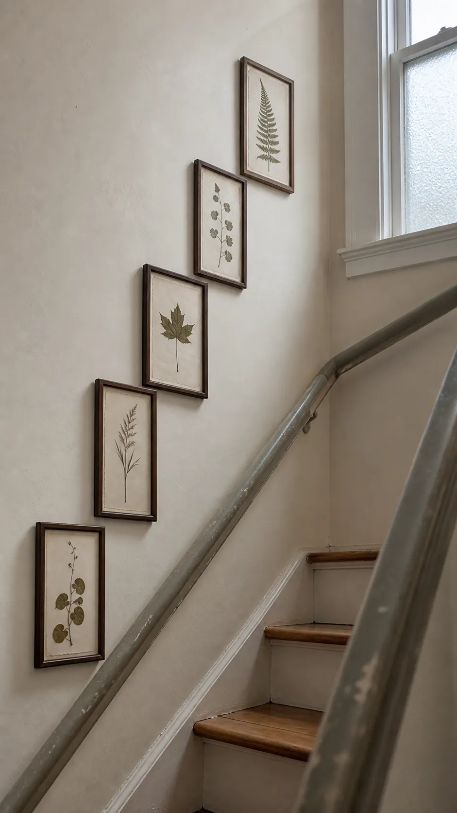 Pressed botanical series for DIY wall decor on a budget