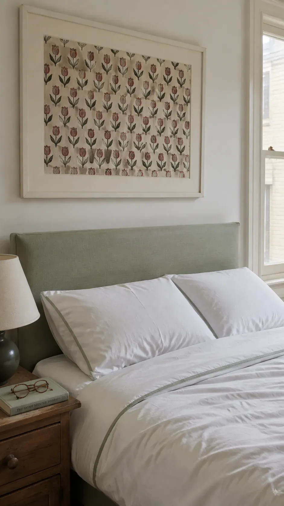 A favorite fabric displayed as art