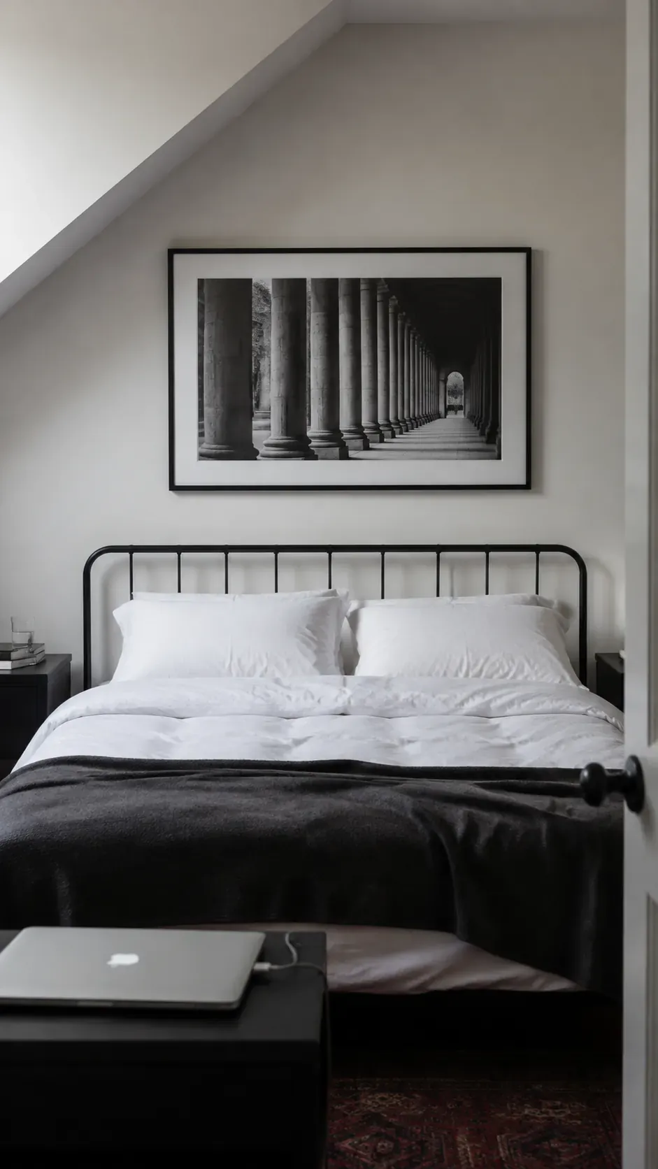 An architectural photograph with strong lines
