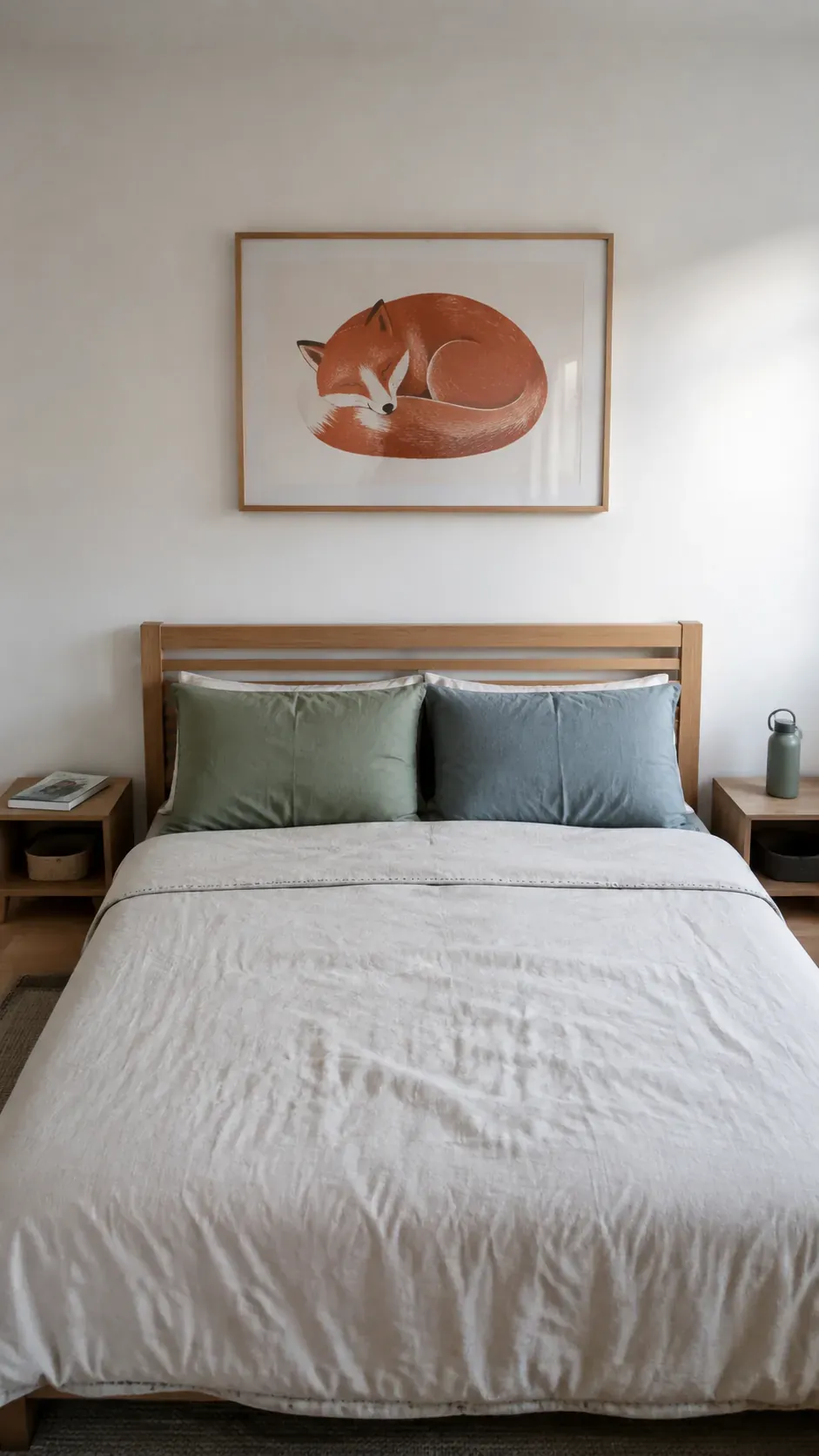 A playful animal print for a shared room