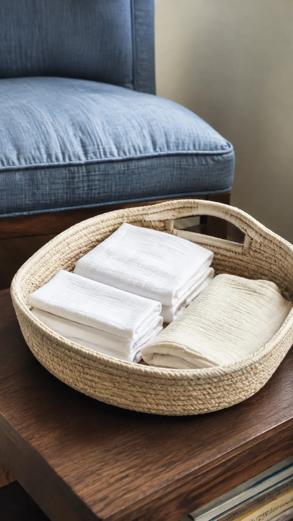 Make a feeding supplies basket for the chair