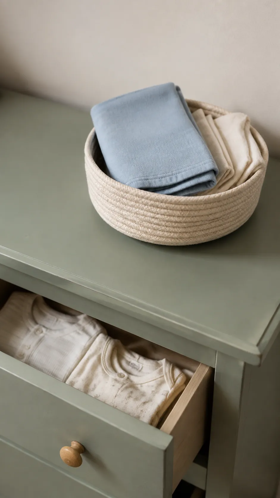 Bring in soft blue through a single detail