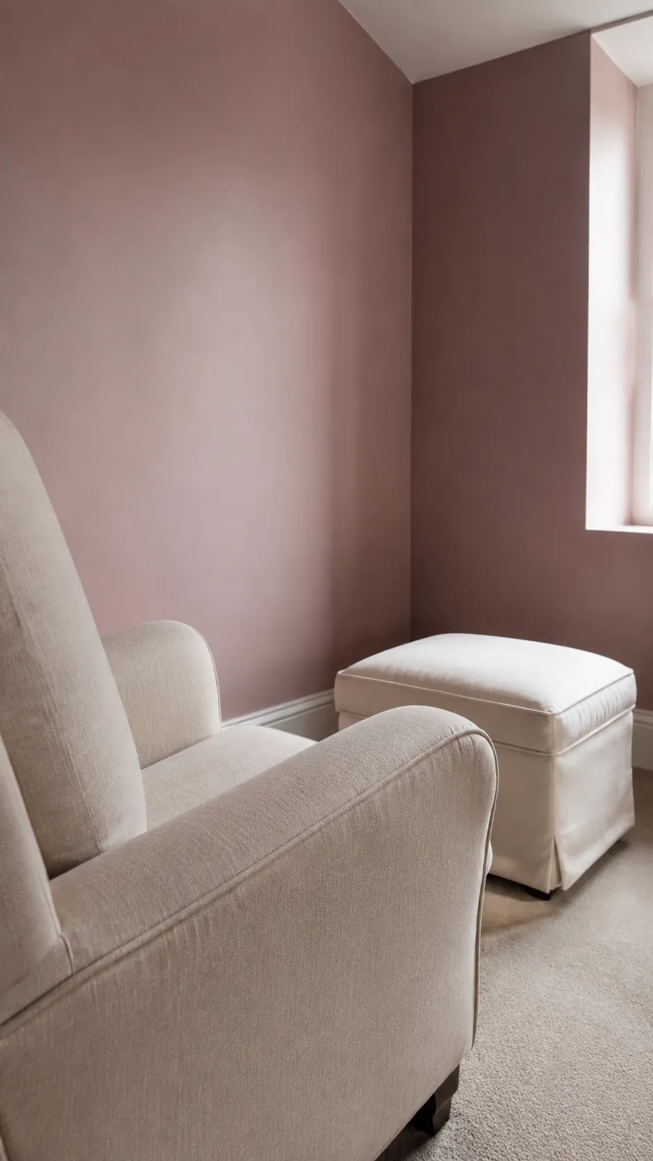 Choose a dusty blush for a more muted result