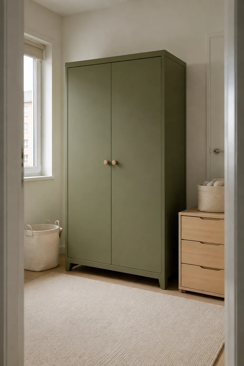 Give the Room One Real Color in a gender neutral nursery