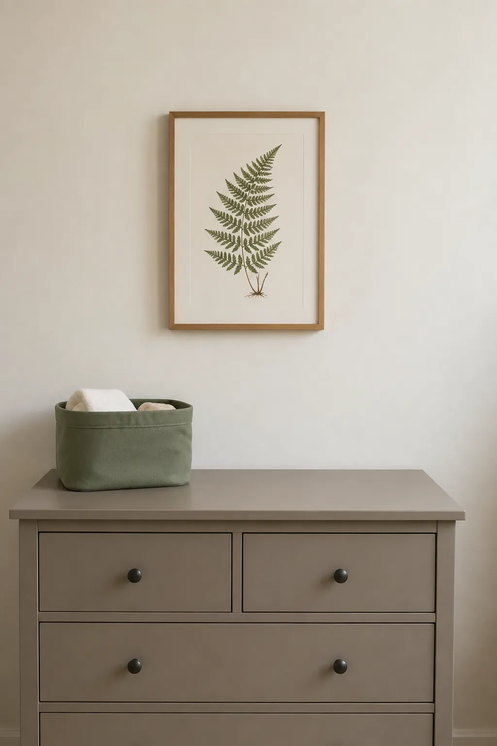 Hang One Botanical Print Away From the Crib in a gender neutral nursery