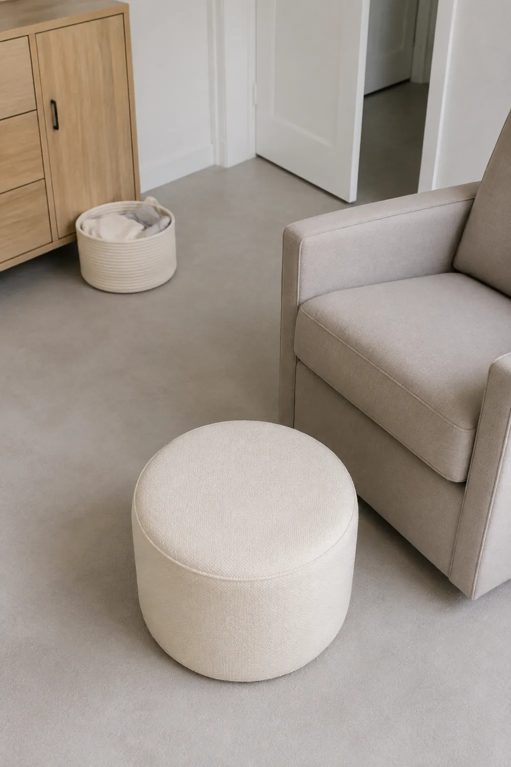 Use a Round Shape in a Square Room in a gender neutral nursery