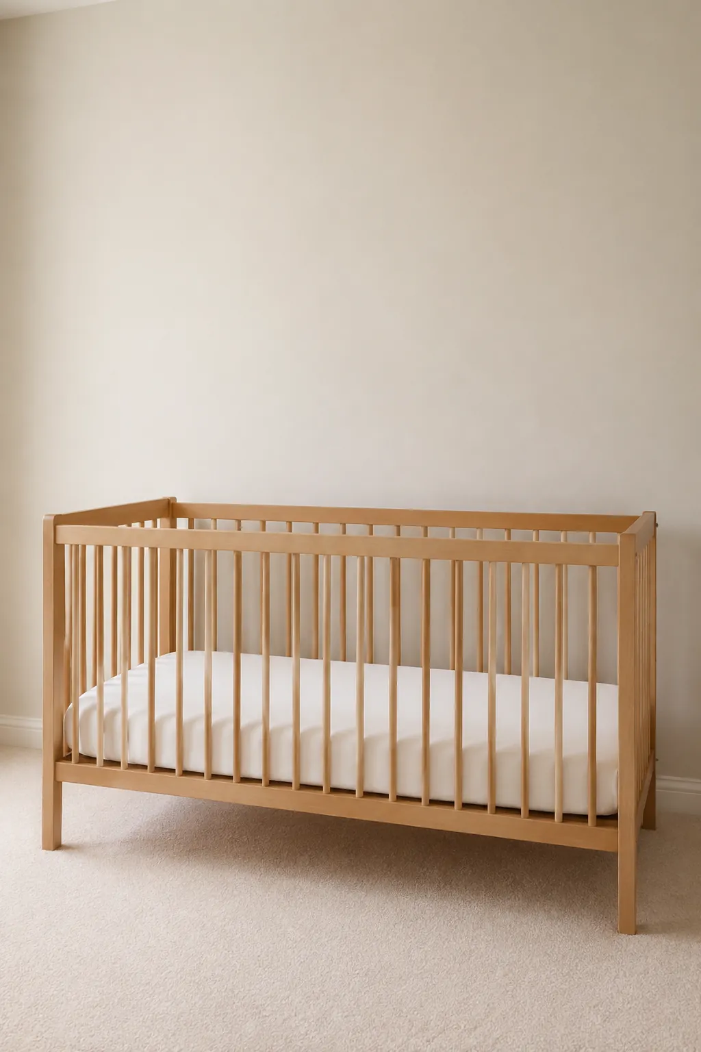 Keep One Wall Deliberately Quiet in a gender neutral nursery