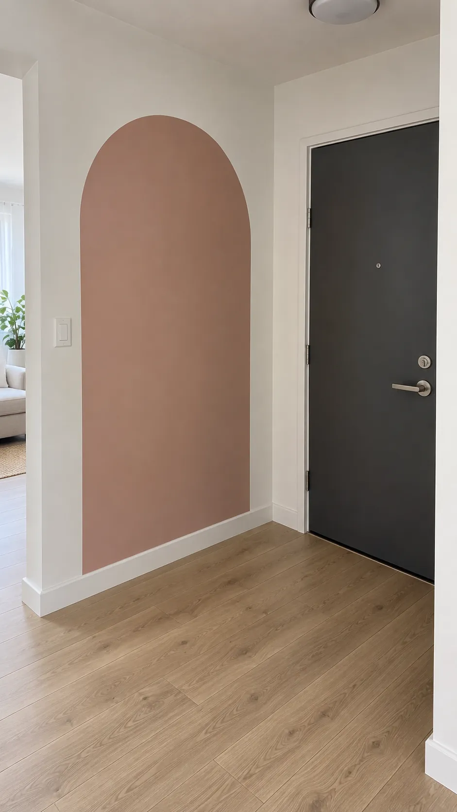 A permission approved painted arch