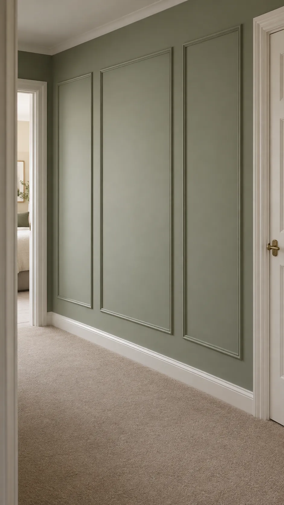 Picture frame molding in one color