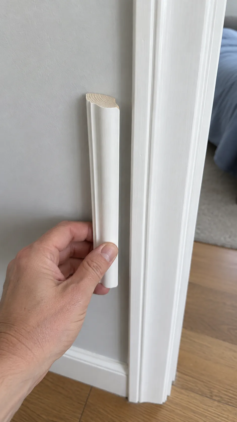 Choose the molding before drawing the boxes